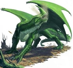 большой зеленый дракон